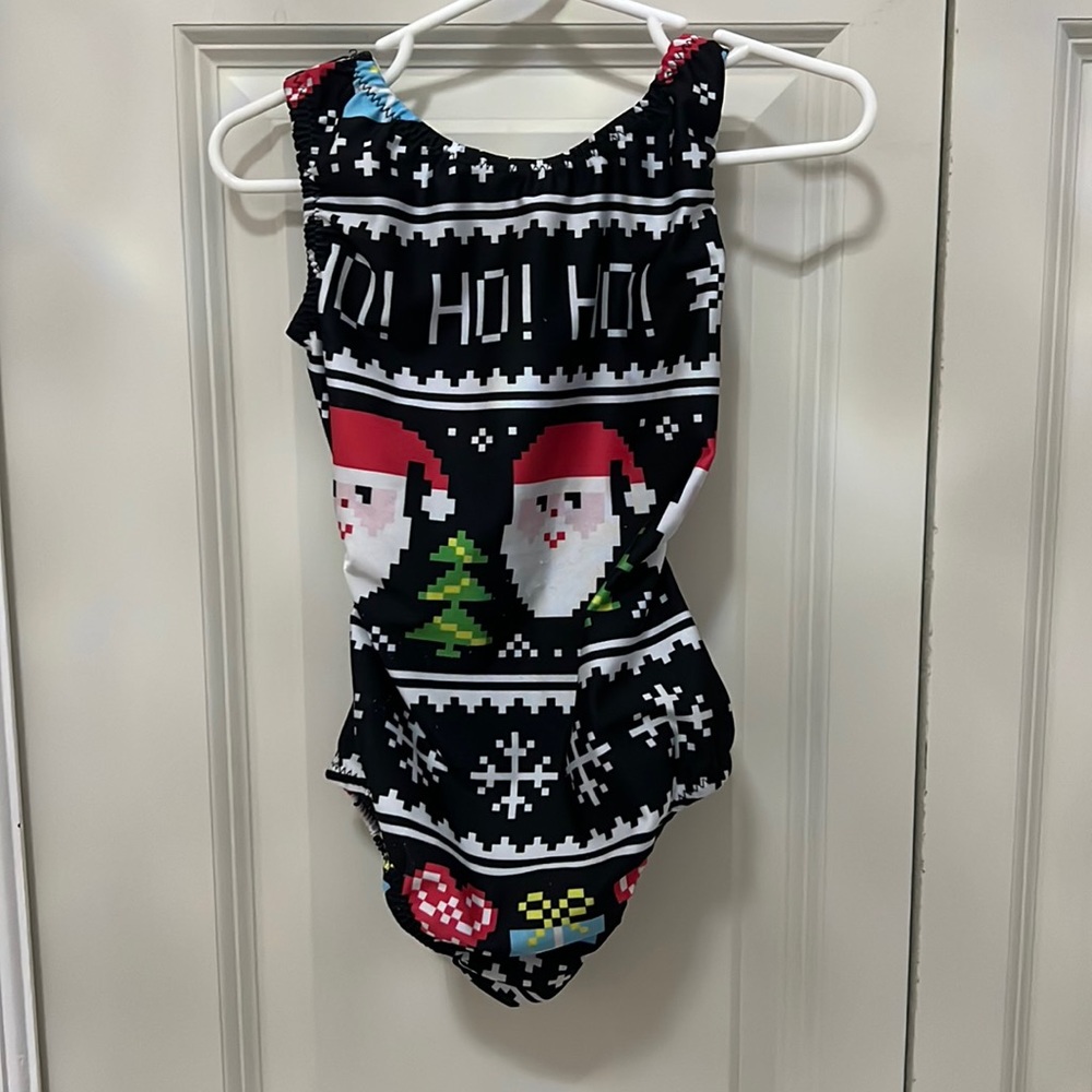 Foxy lgymnastics Christmas leotard, size 8